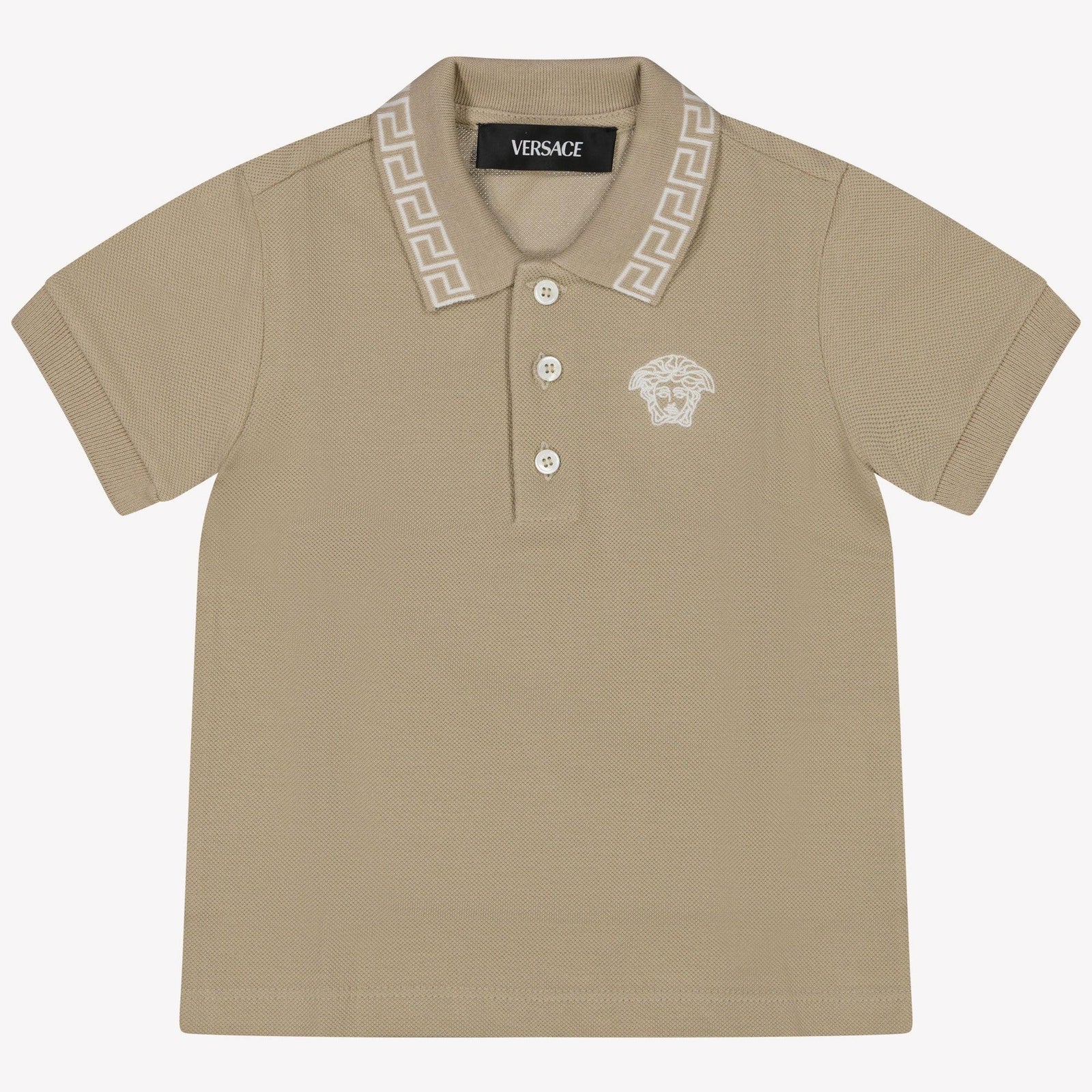 Versace Baby Jongens Polo In Zand