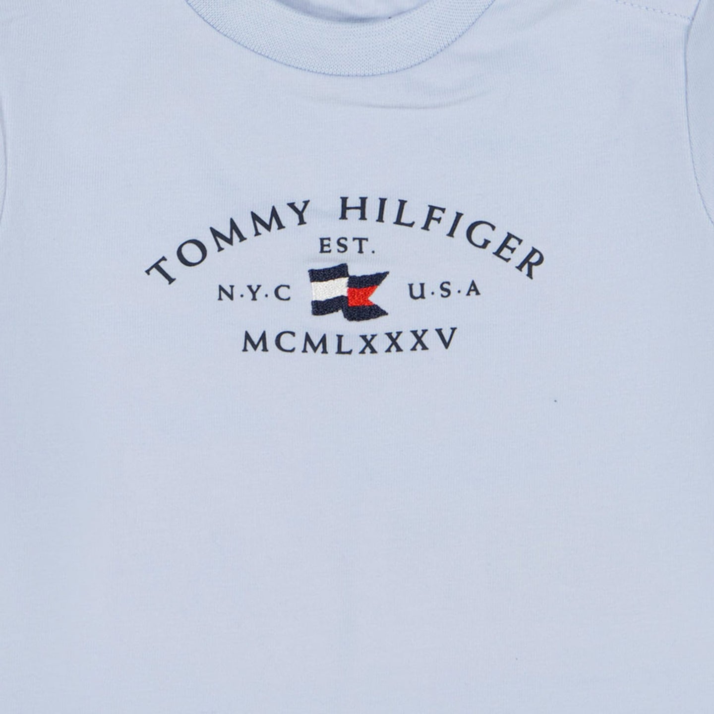 Tommy Hilfiger Baby Unisex T-shirt Licht Blauw