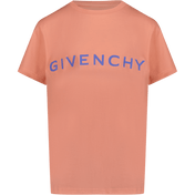 Givenchy Kinder Jongens T-Shirt Peach