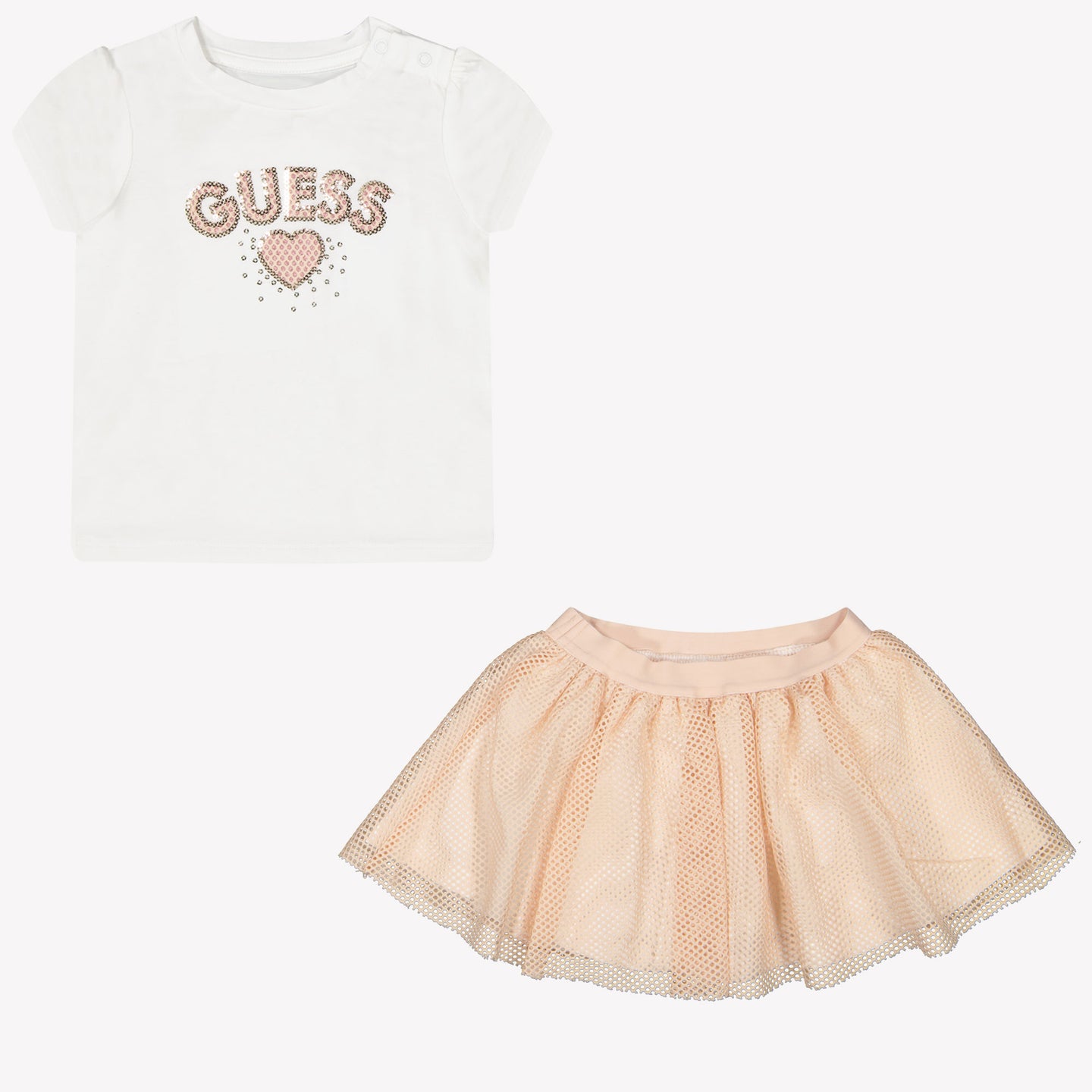 Guess Baby Meisjes Setje In Zalm