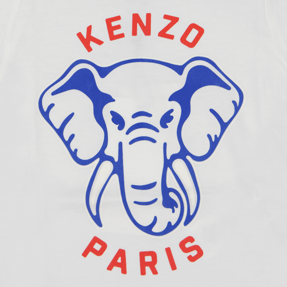 Kenzo kids Baby Jongens T-Shirt Wit