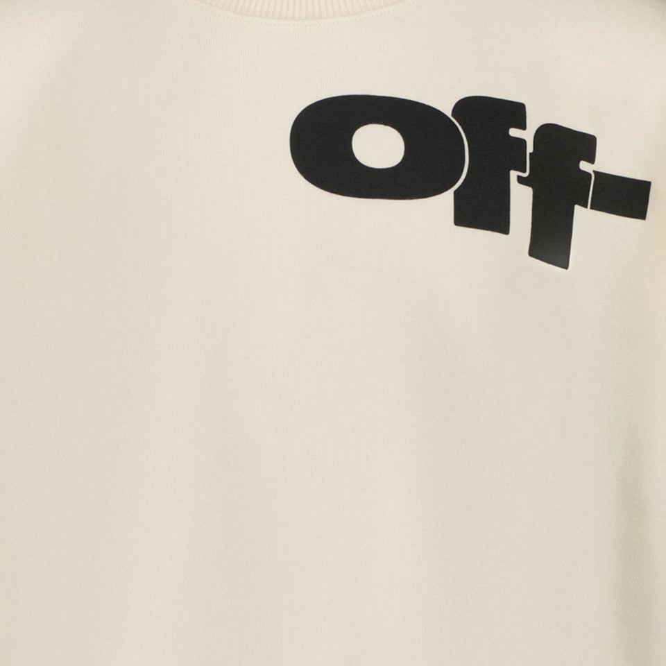 Off-White Jongens Trui Off White