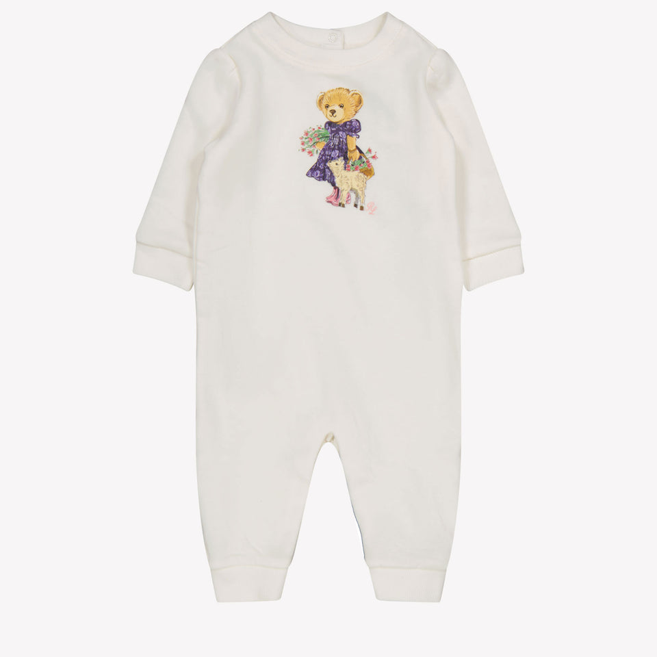 Ralph Lauren Baby Meisjes Boxpakje Wit