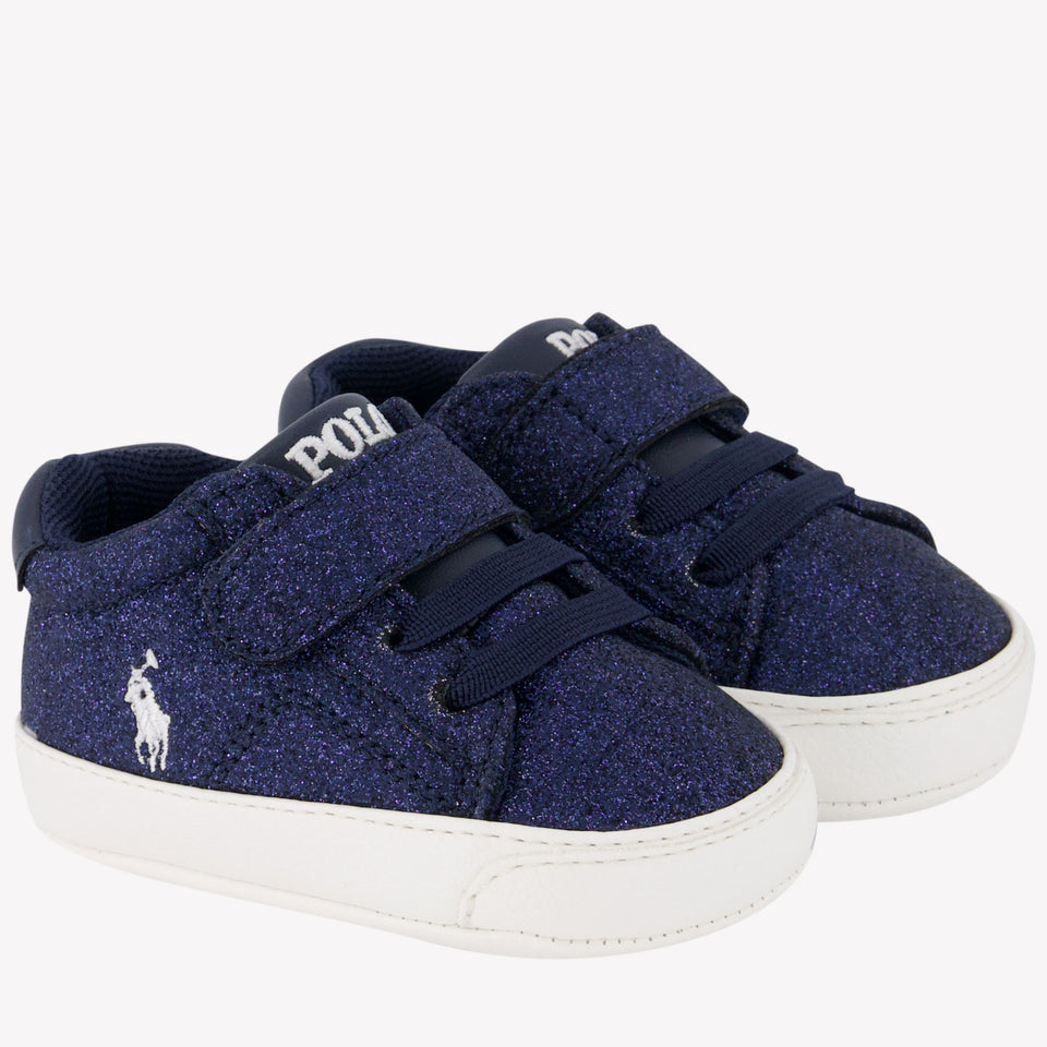 Ralph Lauren Theron V Ps Layette Baby Meisjes Sneakers Navy