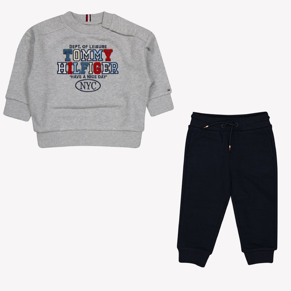 Tommy Hilfiger Baby Jongens Joggingpak Grijs 74