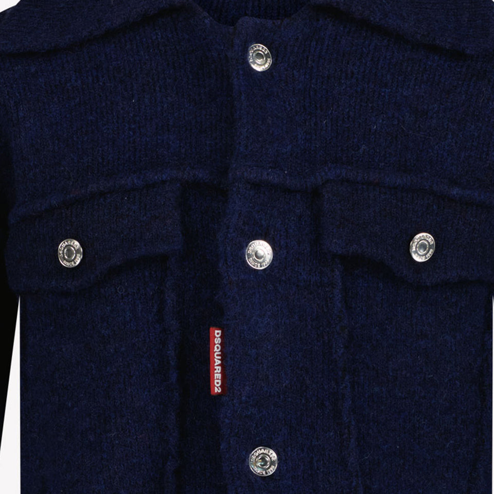 Dsquared2 Jongens Vest Navy