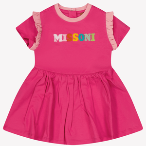 Missoni Baby Meisjes Jurkje Fuchsia 6 mnd