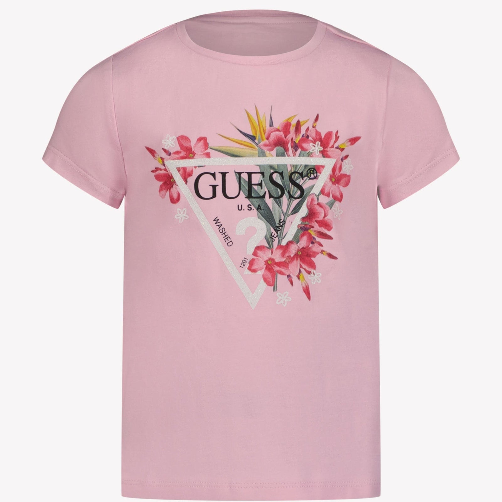 Guess Kinder Meisjes T-Shirt Roze 2Y