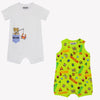 Moschino Baby Unisex Romper Lime