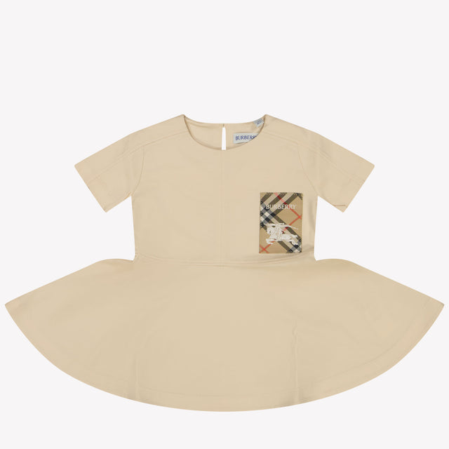 Burberry RILEY Baby Meisjes Jurk In Zalm