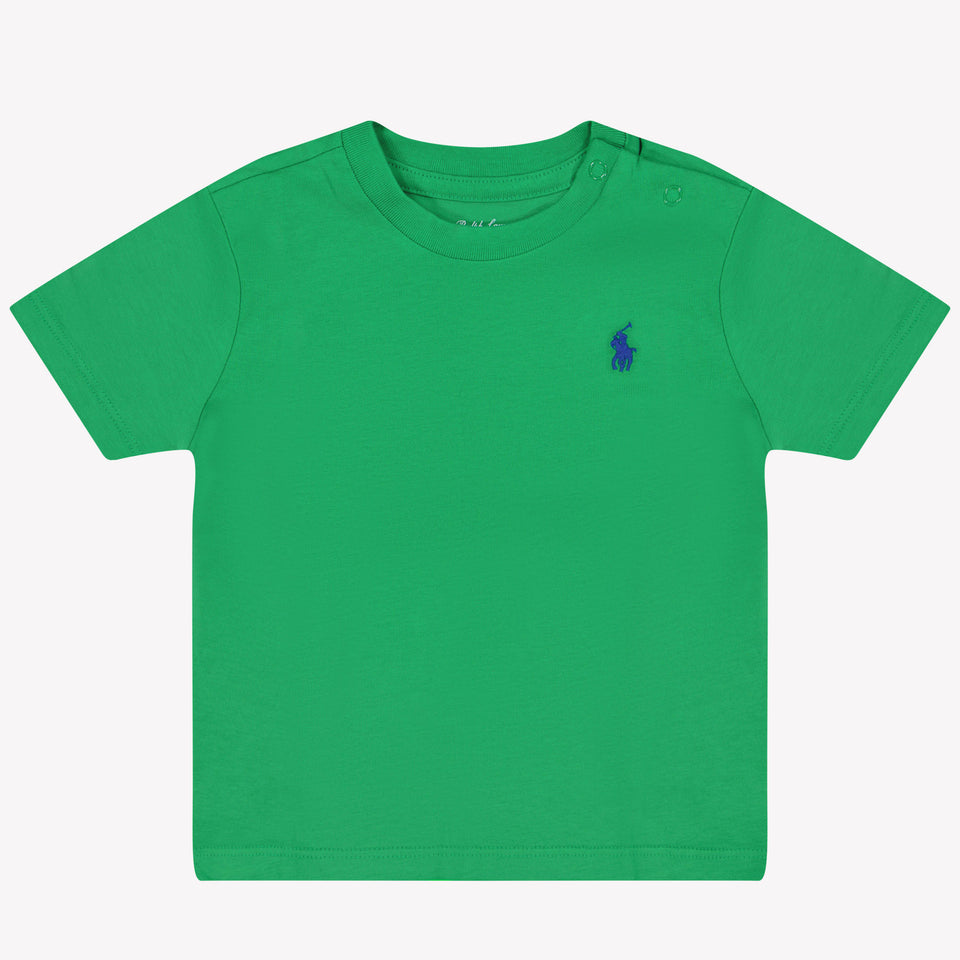 Ralph Lauren Baby Jongens T-Shirt In Groen