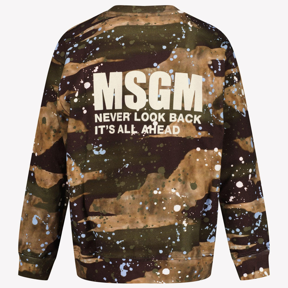 MSGM Kinder Jongens Trui In Army