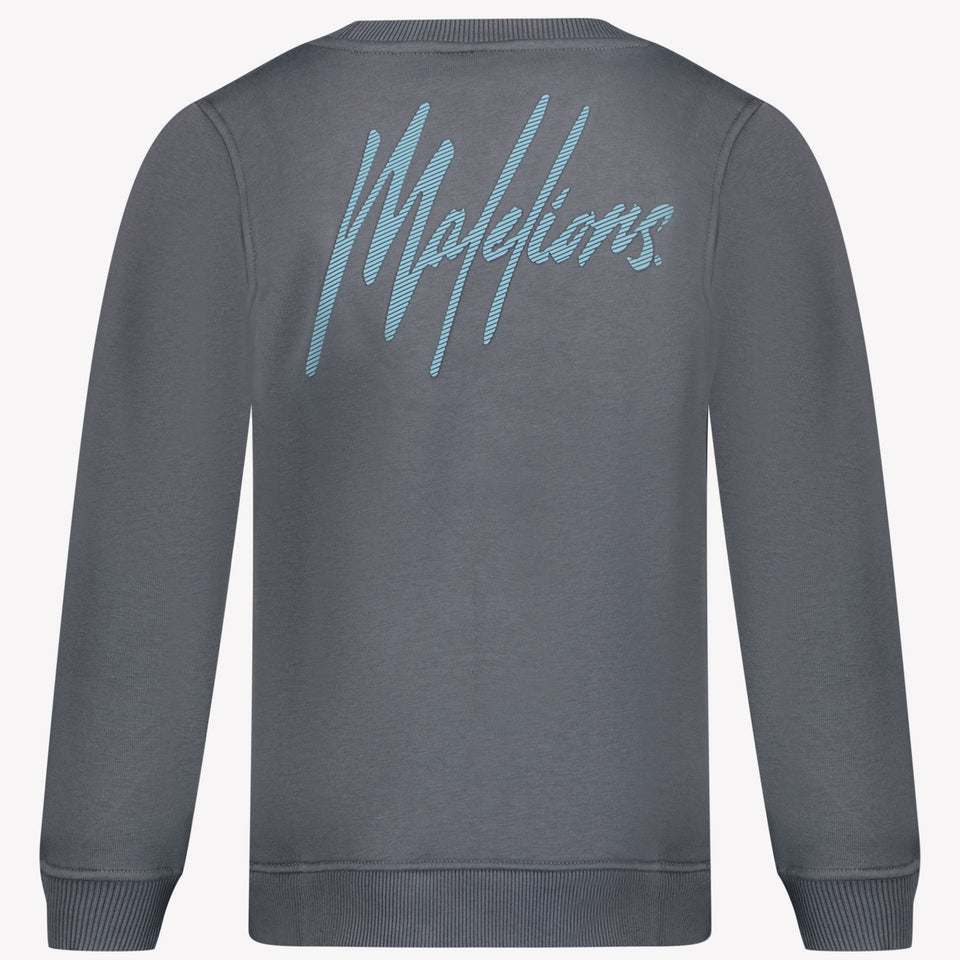 Malelions Unisex Trui Donker Grijs