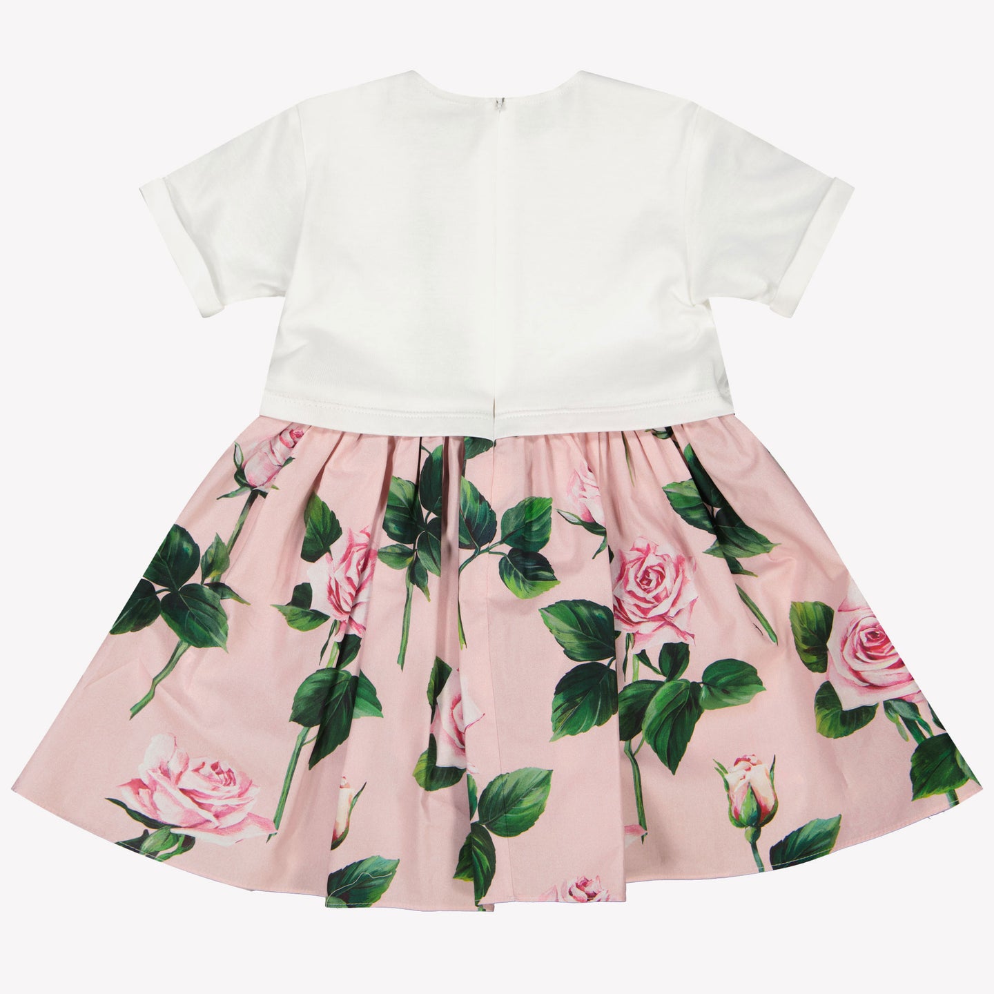 Dolce & Gabbana Baby Meisjes Jurk In Licht Roze