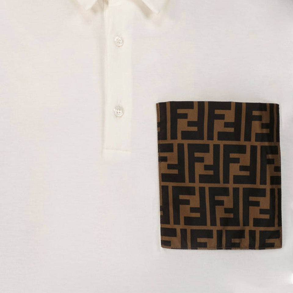 Fendi Jongens Polo Wit