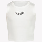 Guess Meisjes T-shirt Wit