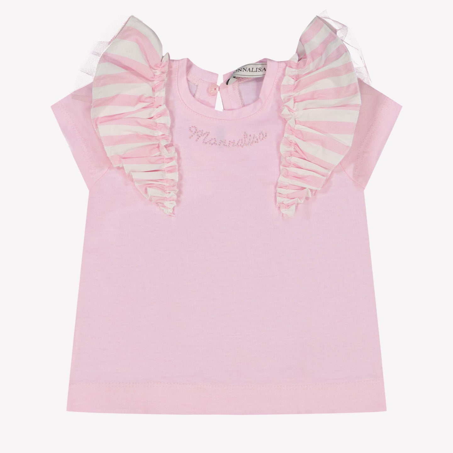 MonnaLisa Baby Meisjes T-Shirt In Licht Roze