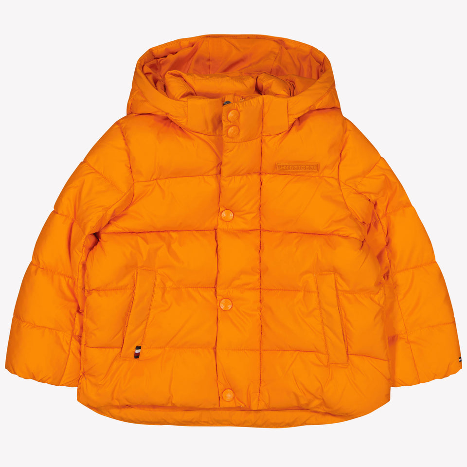 Tommy Hilfiger Baby Jongens Winterjas Oranje