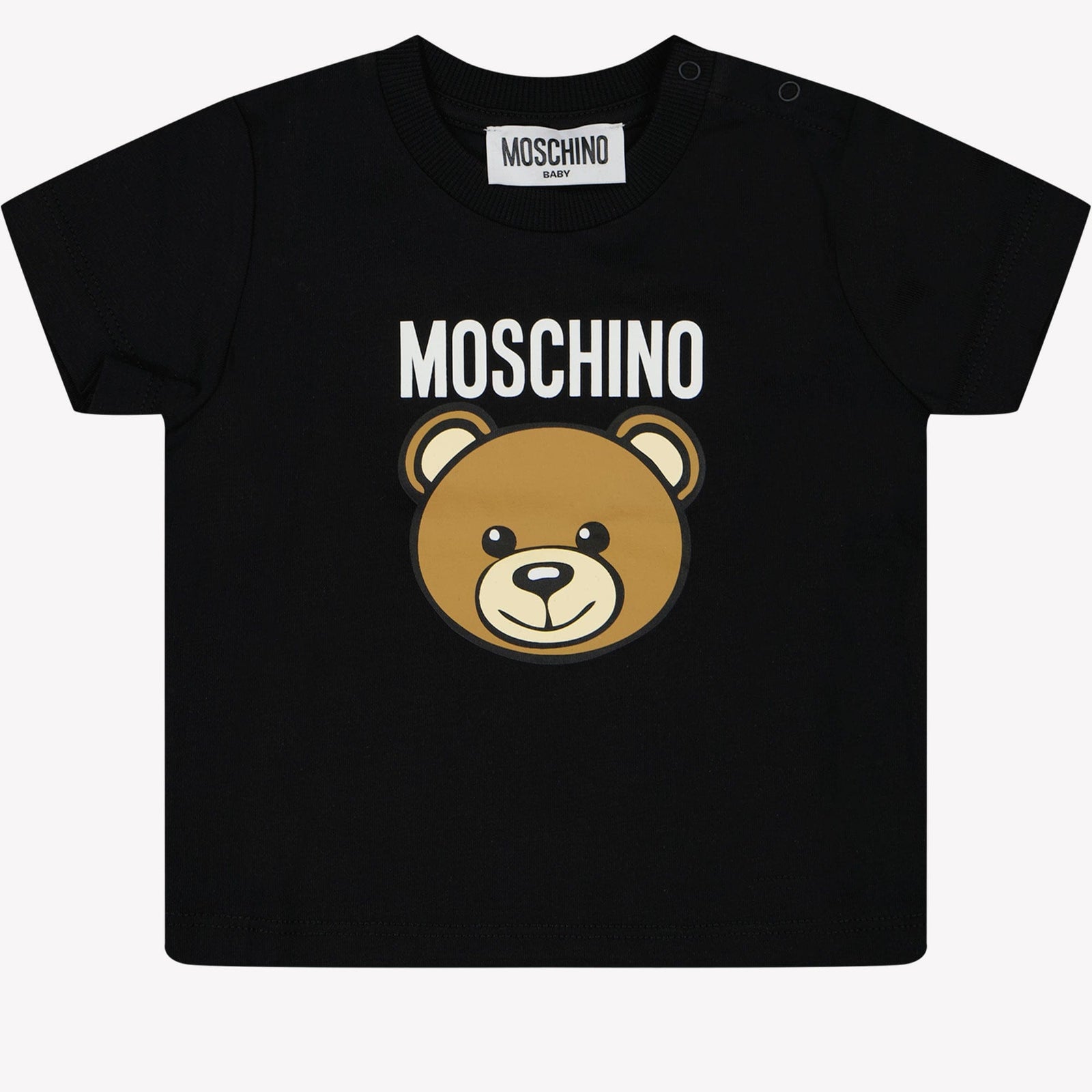 Moschino Baby Unisex T-Shirt Zwart 3/6