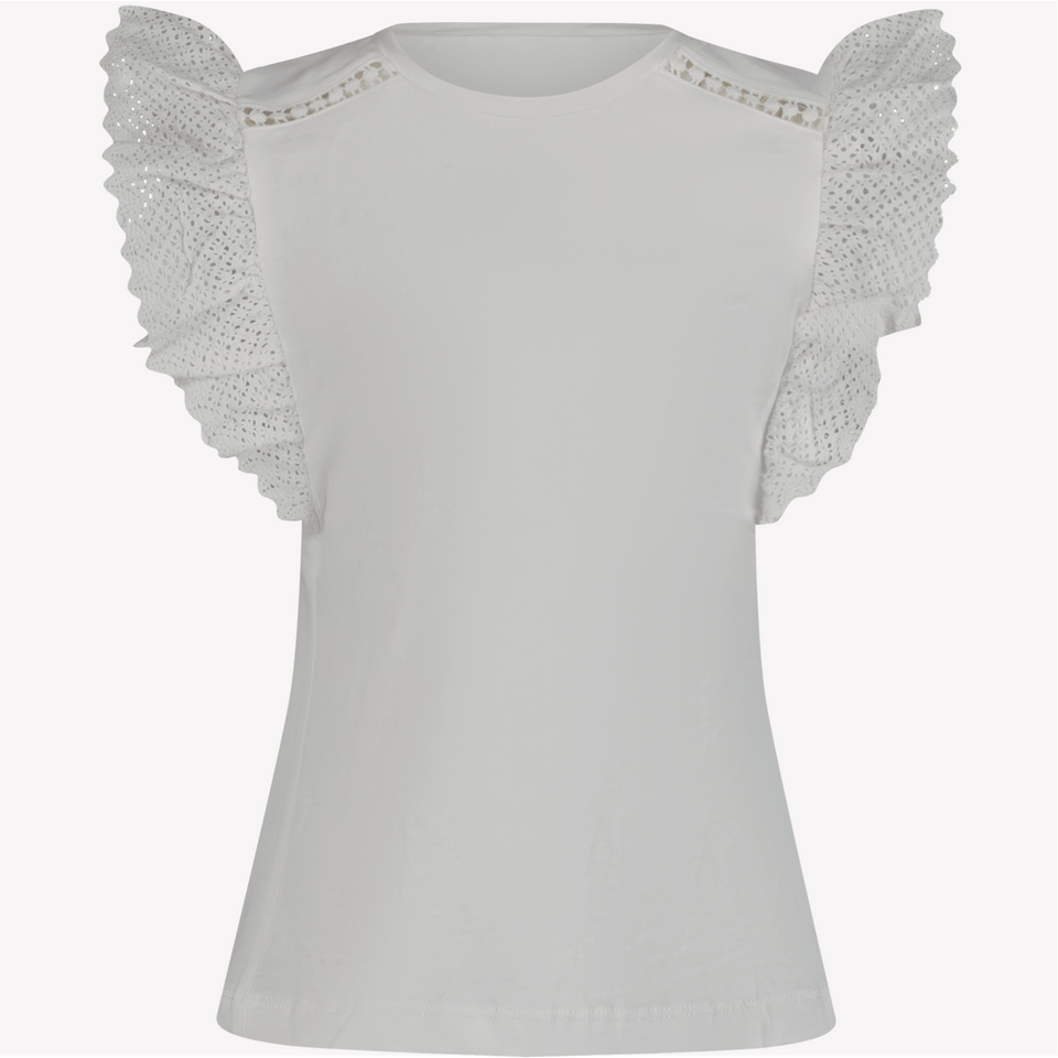 Mayoral Kinder Meisjes T-Shirt Off White 2Y