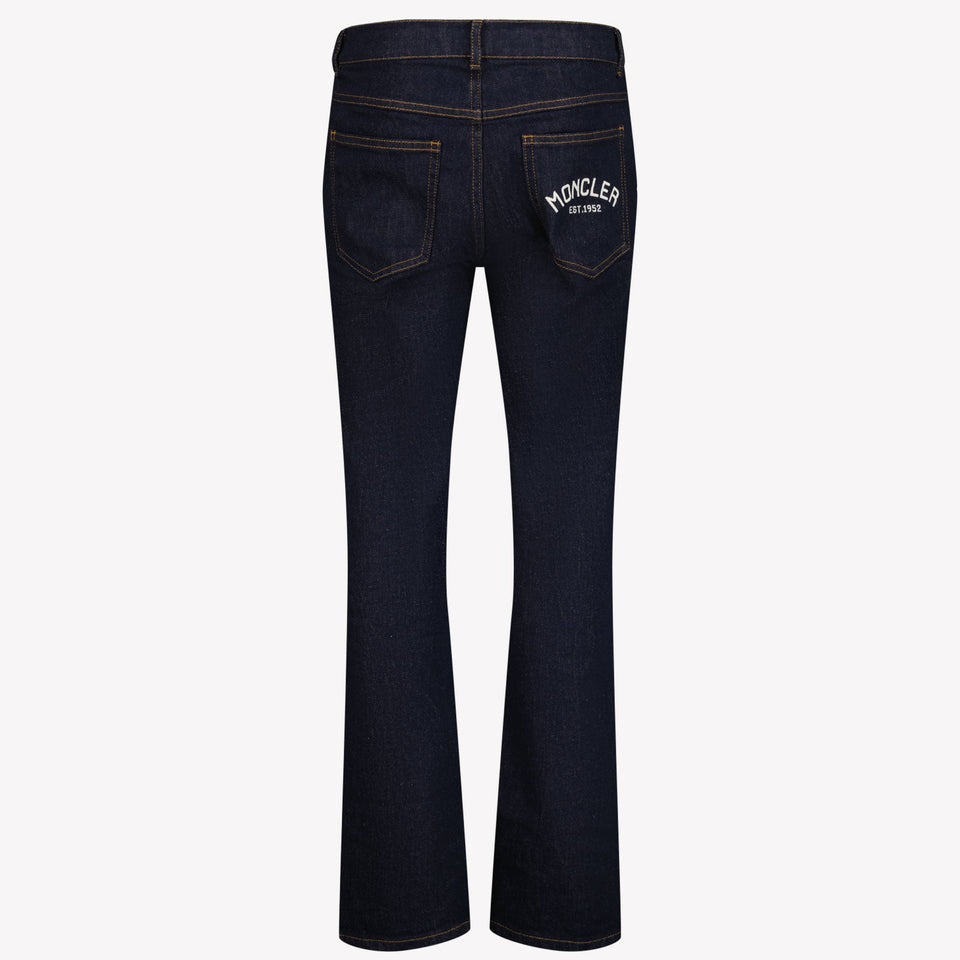 Moncler Jongens Jeans Donker Blauw