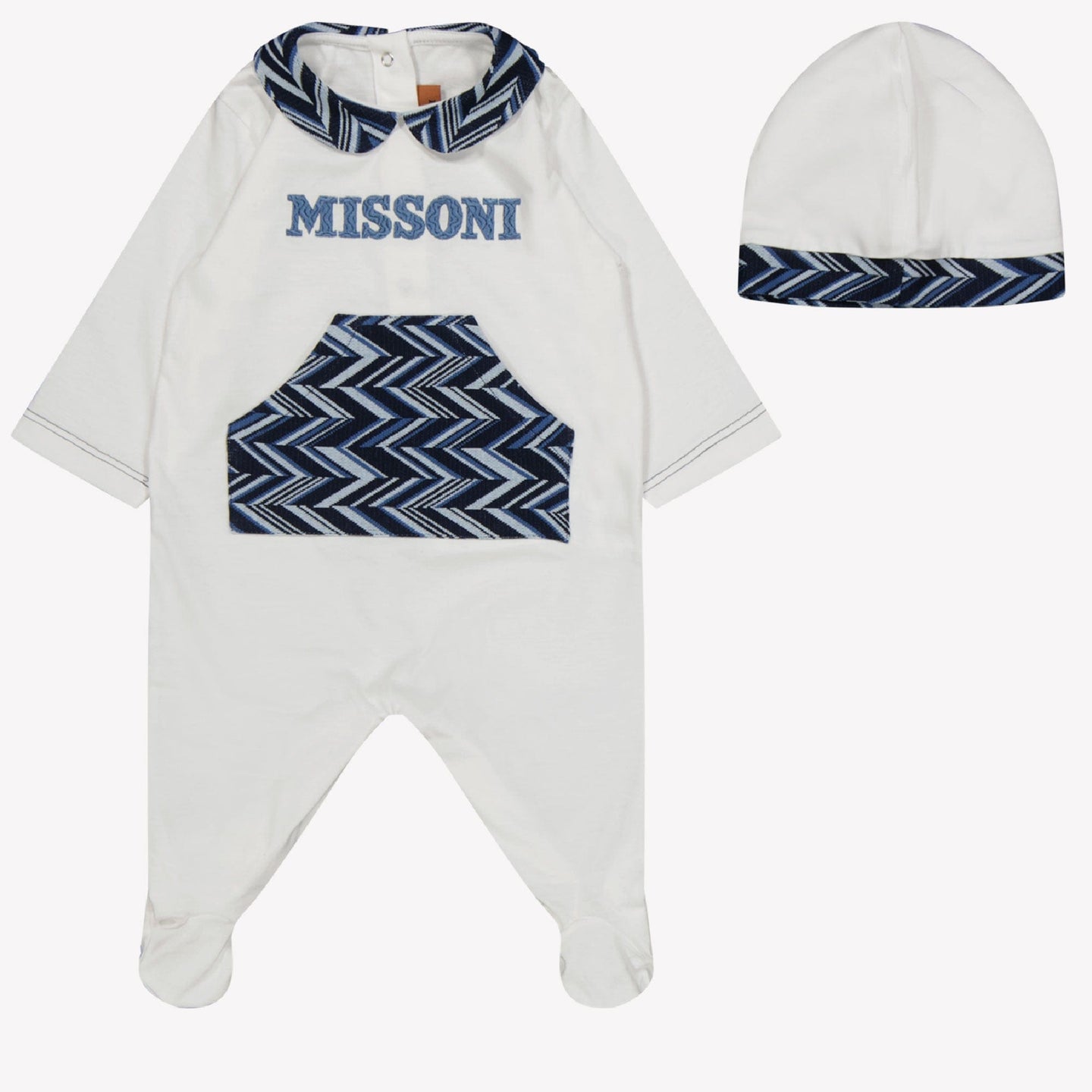 Missoni Baby Jongens Boxpakje Wit 1 mnd