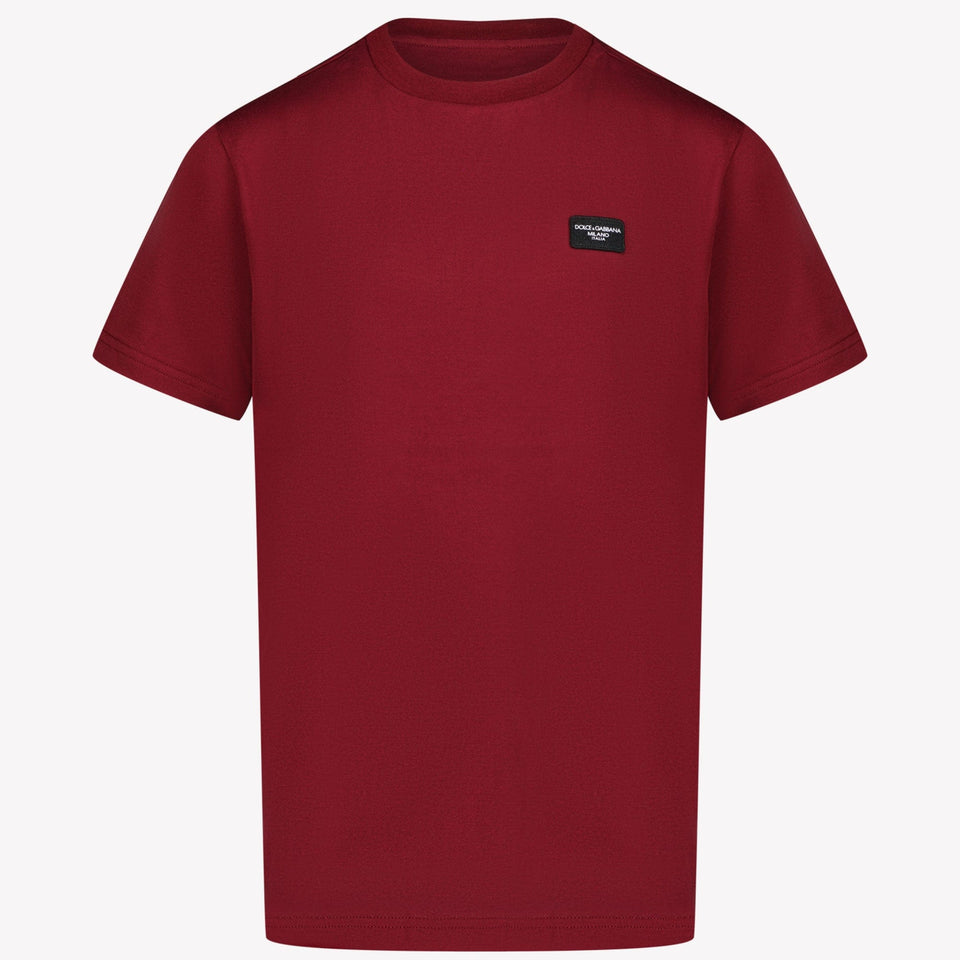 Dolce & Gabbana Jongens T-shirt Bordeaux 2Y