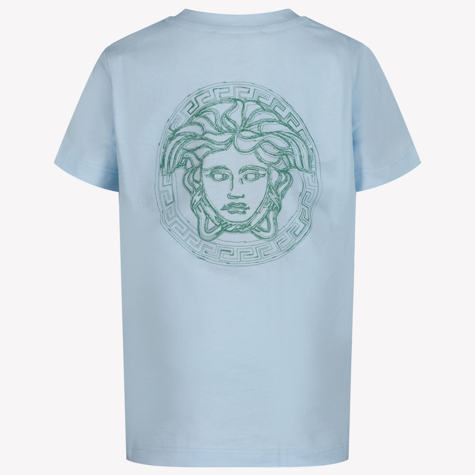 Versace Kinder Jongens T-Shirt In Licht Blauw