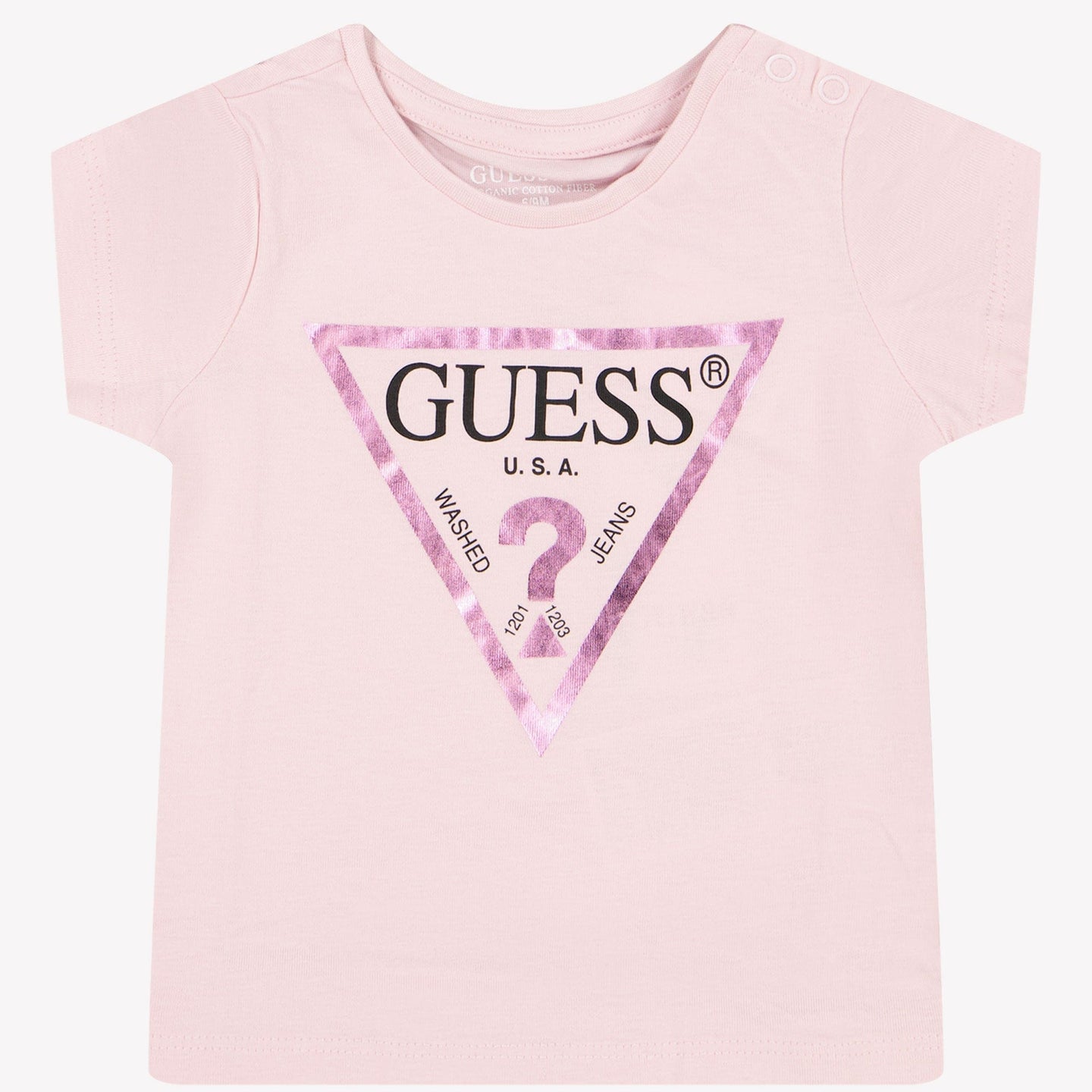 Guess Baby Meisjes T-Shirt Roze 12 mnd