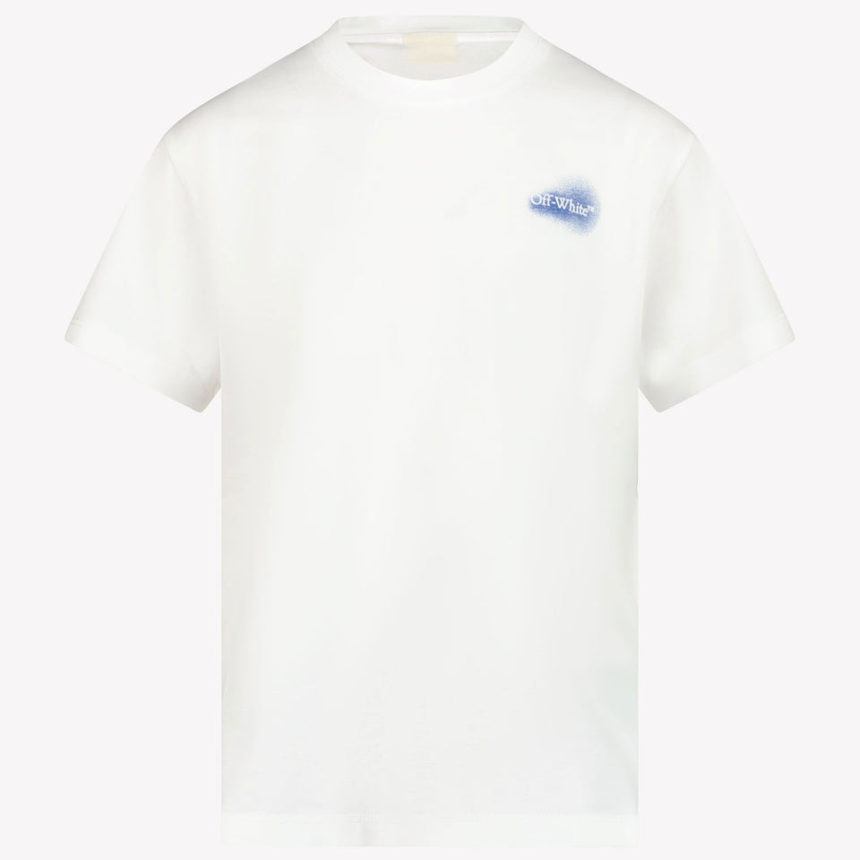 Off-White Kinder Jongens T-Shirt In Wit