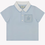 Fendi Baby Jongens Polo Licht Blauw