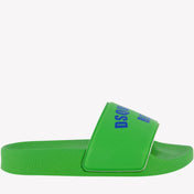 Dsquared2 Kinder Unisex Slippers Groen