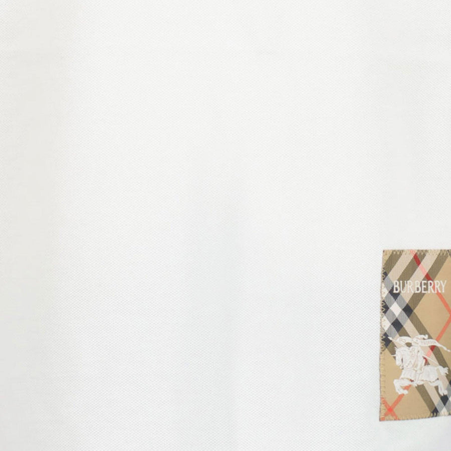 Burberry Johane Kinder Jongens Polo In Wit