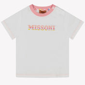 Missoni Baby Meisjes T-Shirt In Wit