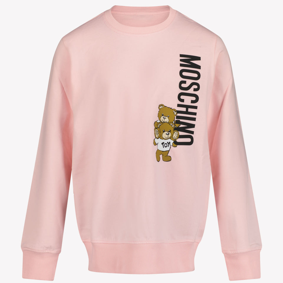 Moschino Unisex Trui Licht Roze