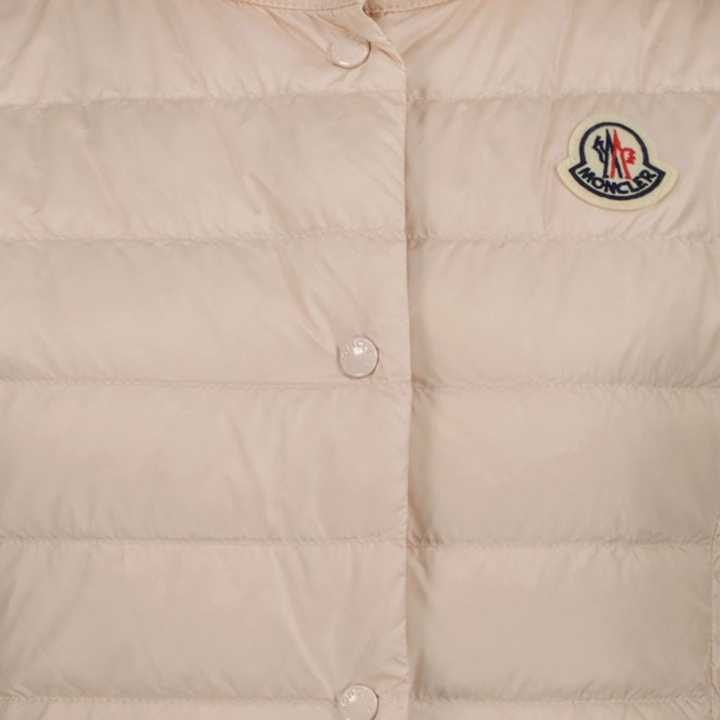 Moncler Kinder Meisjes Bodywarmer In Licht Roze