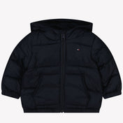 Tommy Hilfiger Baby Unisex Winterjas Navy