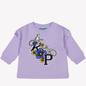 Kenzo Kids Baby Meisjes T-shirt Lila