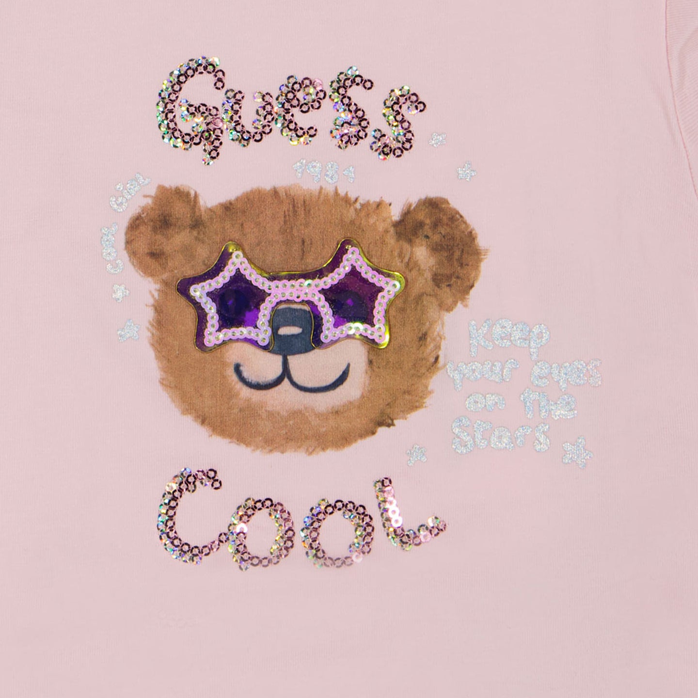 Guess Baby Meisjes T-Shirt In Licht Roze