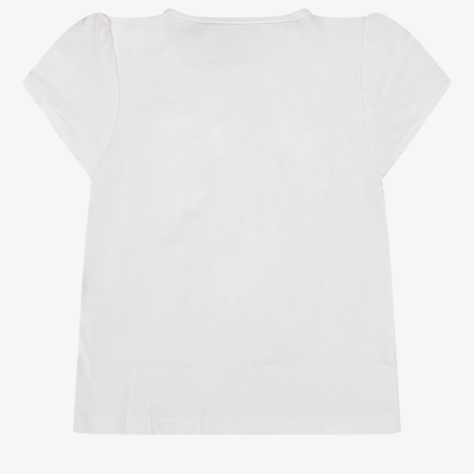 Guess Baby Meisjes T-Shirt In Wit