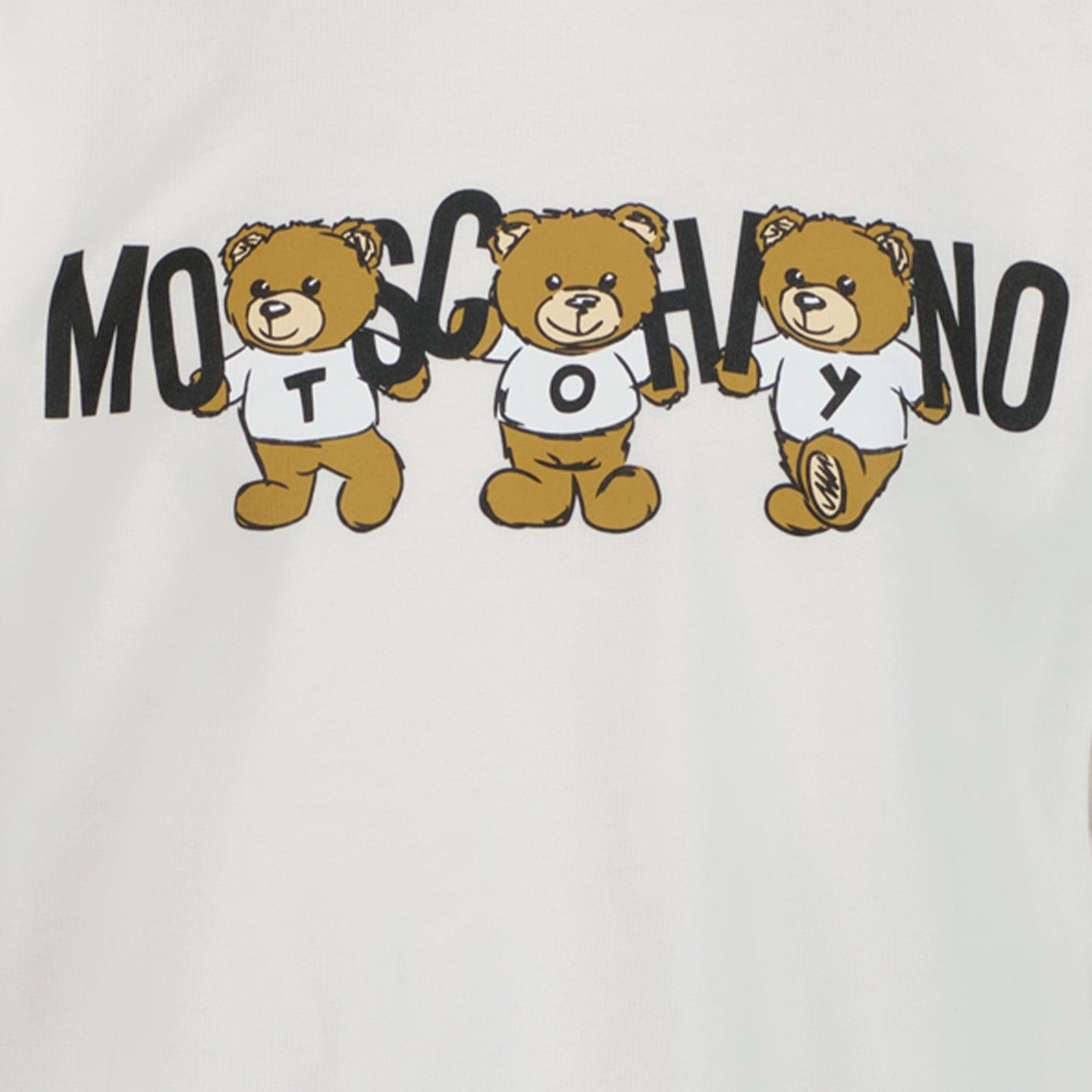 Moschino Unisex Trui Off White 4Y