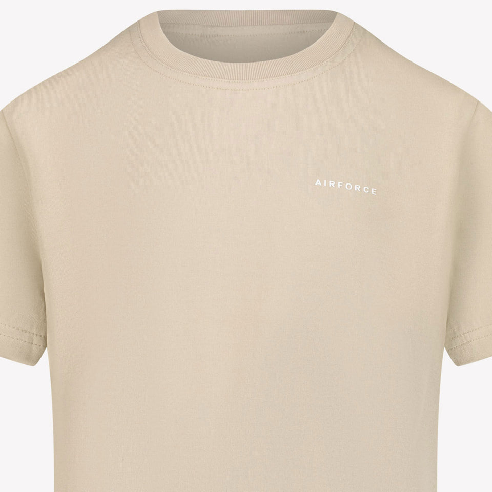 Airforce Jongens T-shirt Taupe