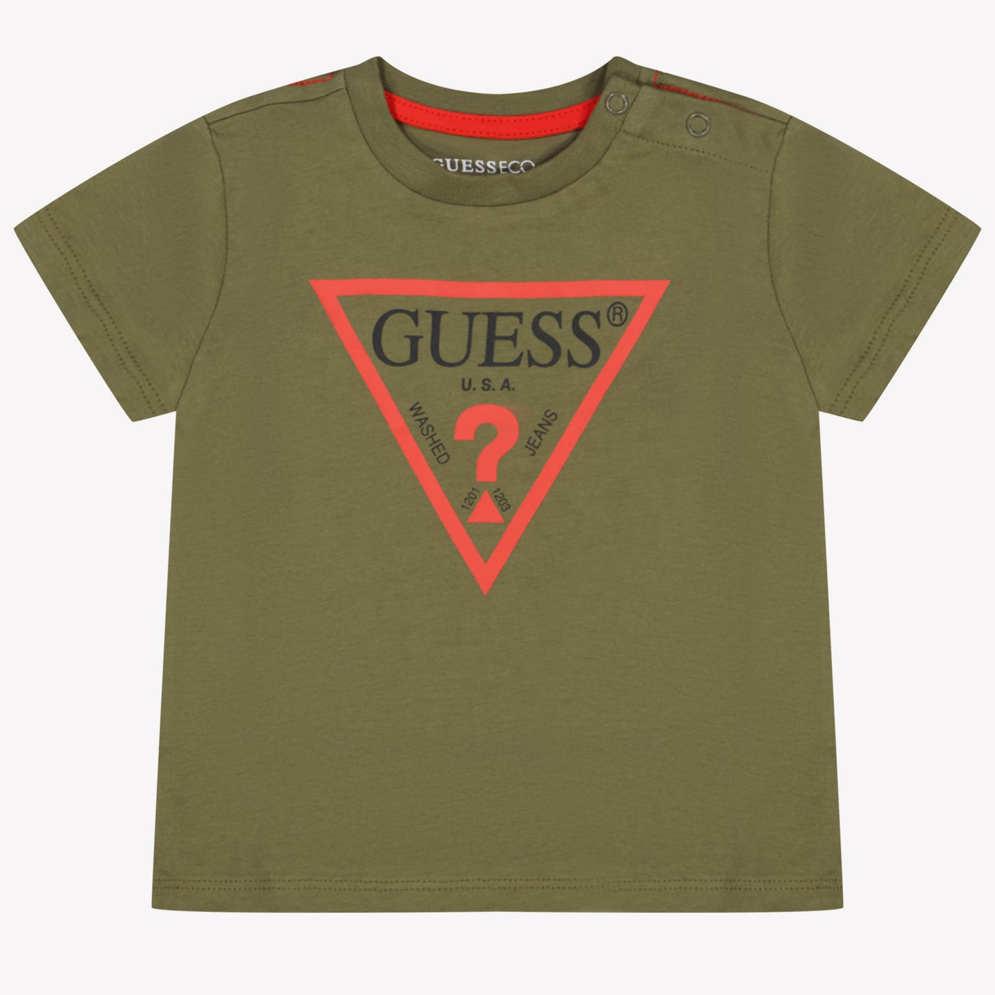 Guess Baby Jongens T-shirt Army