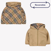 Burberry RUFUS Baby Unisex Zomerjas In Beige