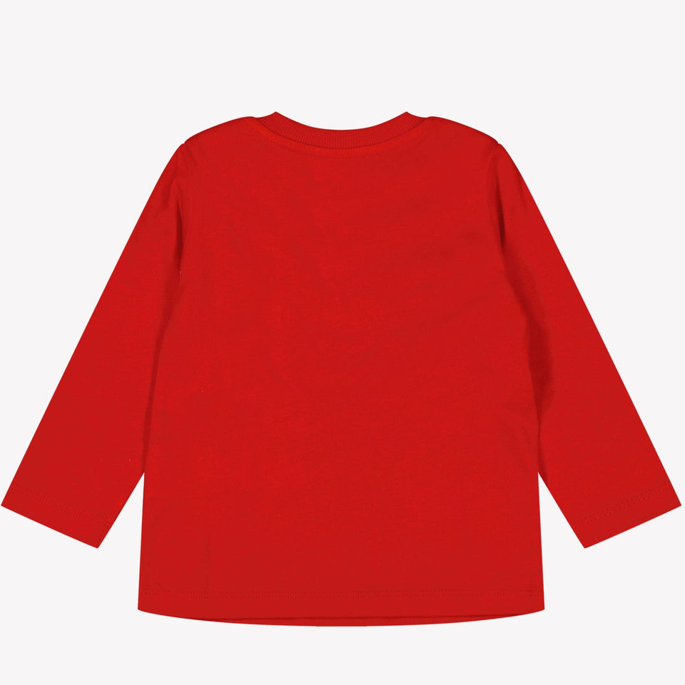 Moschino Baby Unisex T-shirt Rood