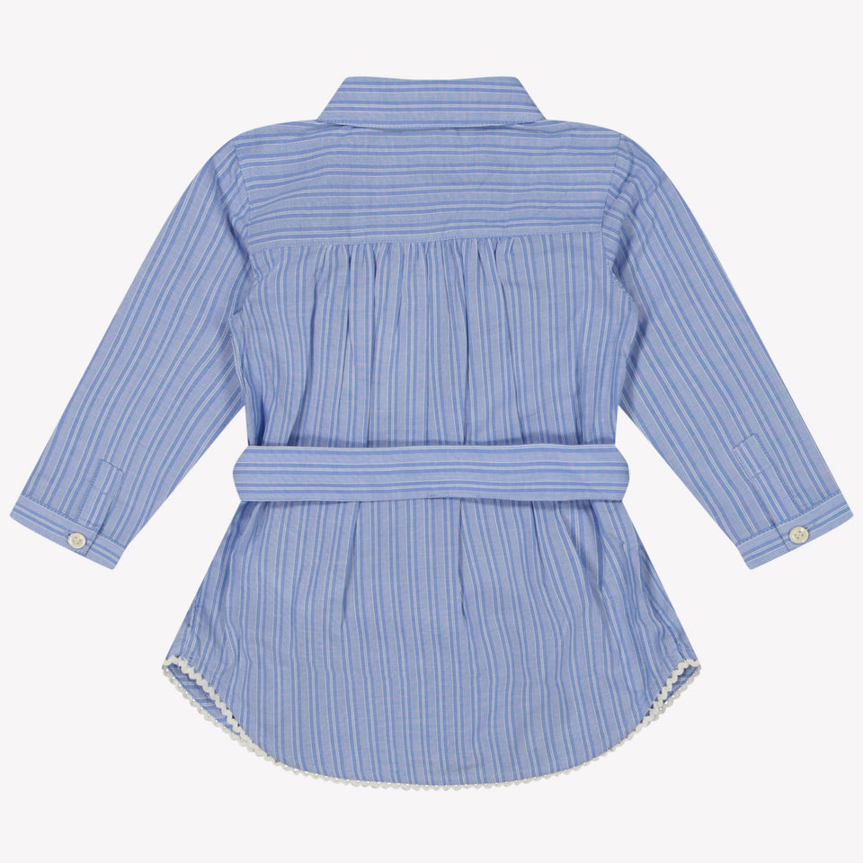 Tommy Hilfiger Baby Meisjes Jurk Licht Blauw