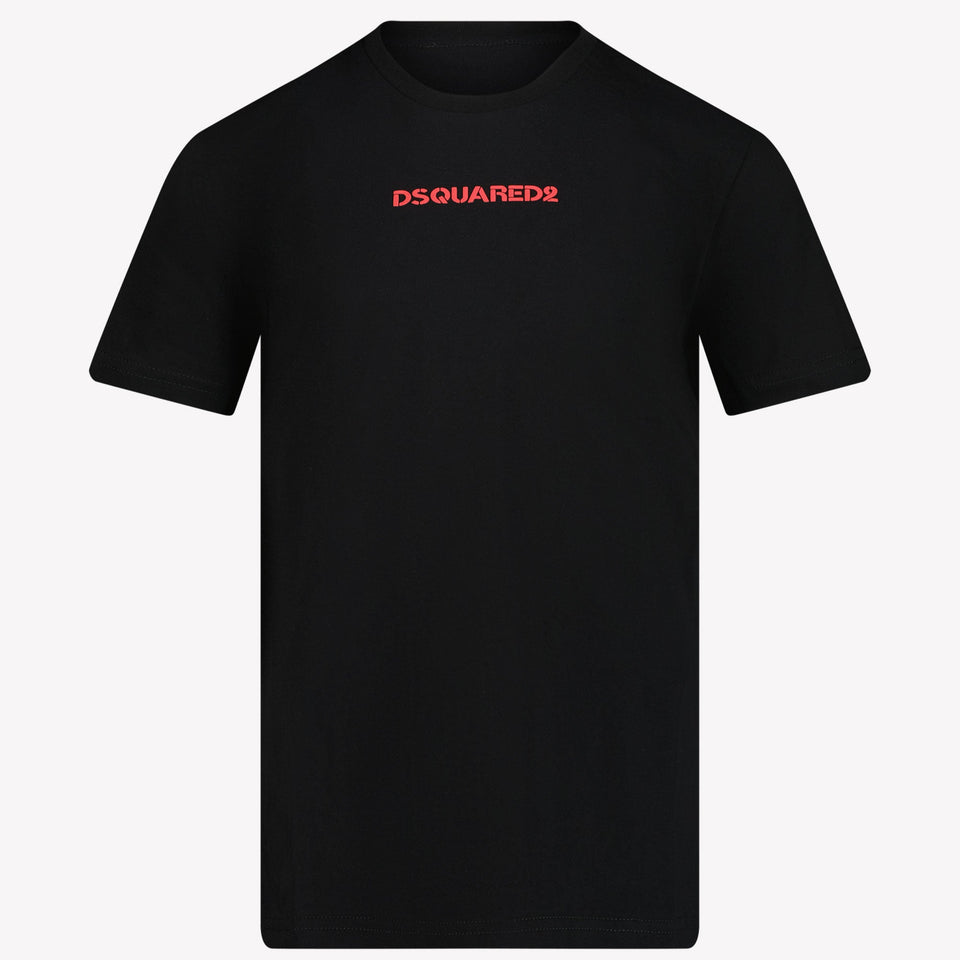 Dsquared2 Jongens T-shirt Zwart 4Y