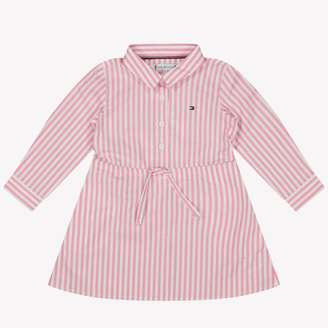 Tommy Hilfiger Baby Meisjes Jurk Licht Roze