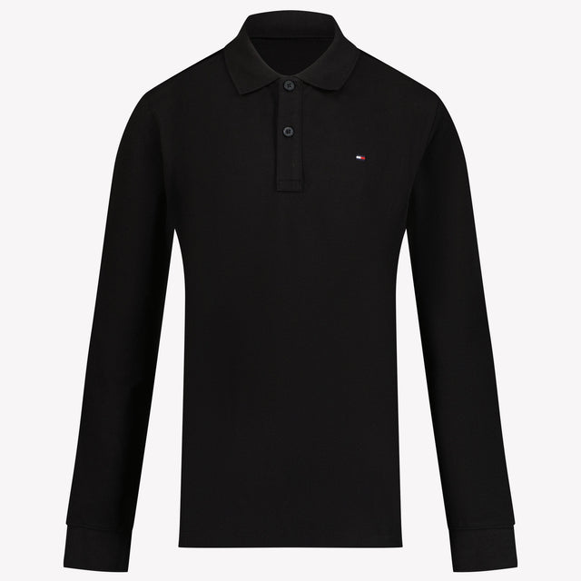 Tommy Hilfiger Jongens Polo Zwart