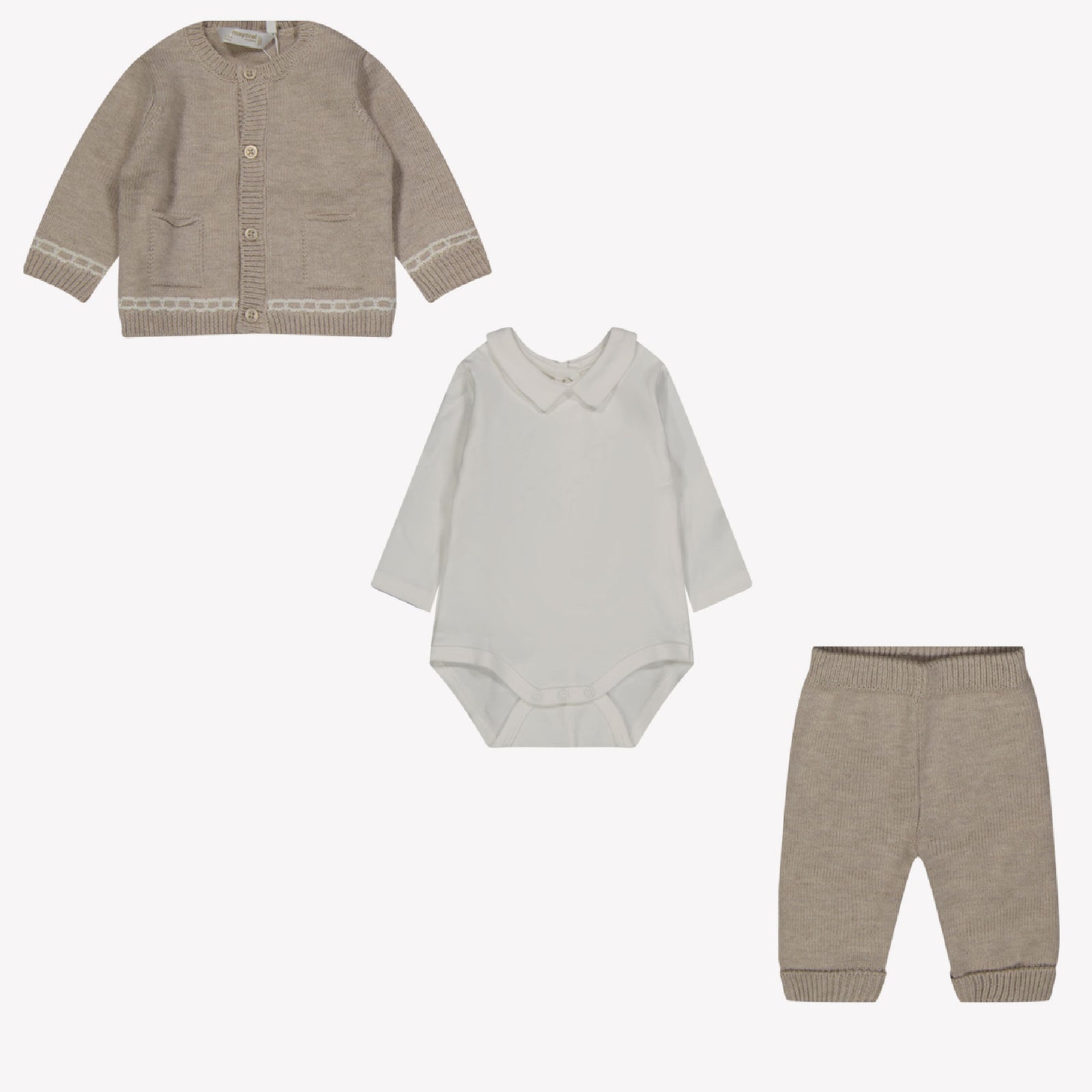 Mayoral Baby Jongens Boxpakje Beige